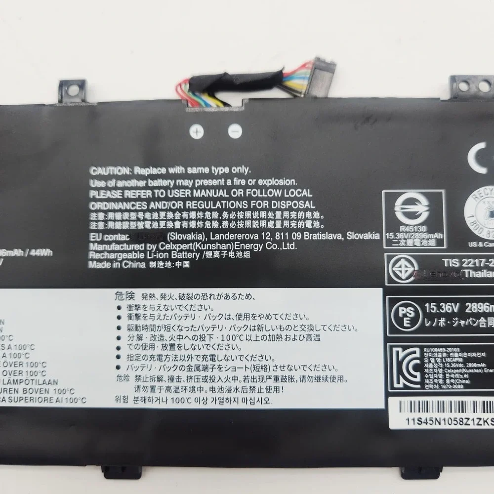 FCZFCZ L18M4P90 46Wh Battery for Lenovo ThinkPad L13 Yoga Gen 2 15.36V New